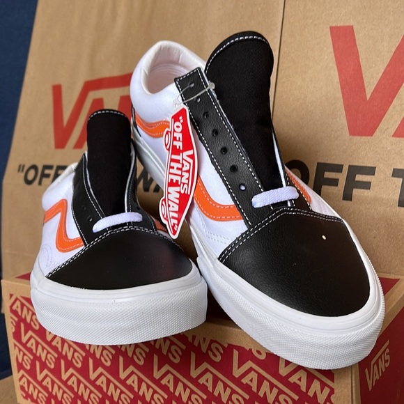 Vans Men’s Old Skool Classic Sport Black/True White Sneakers - Picture 7 of 16